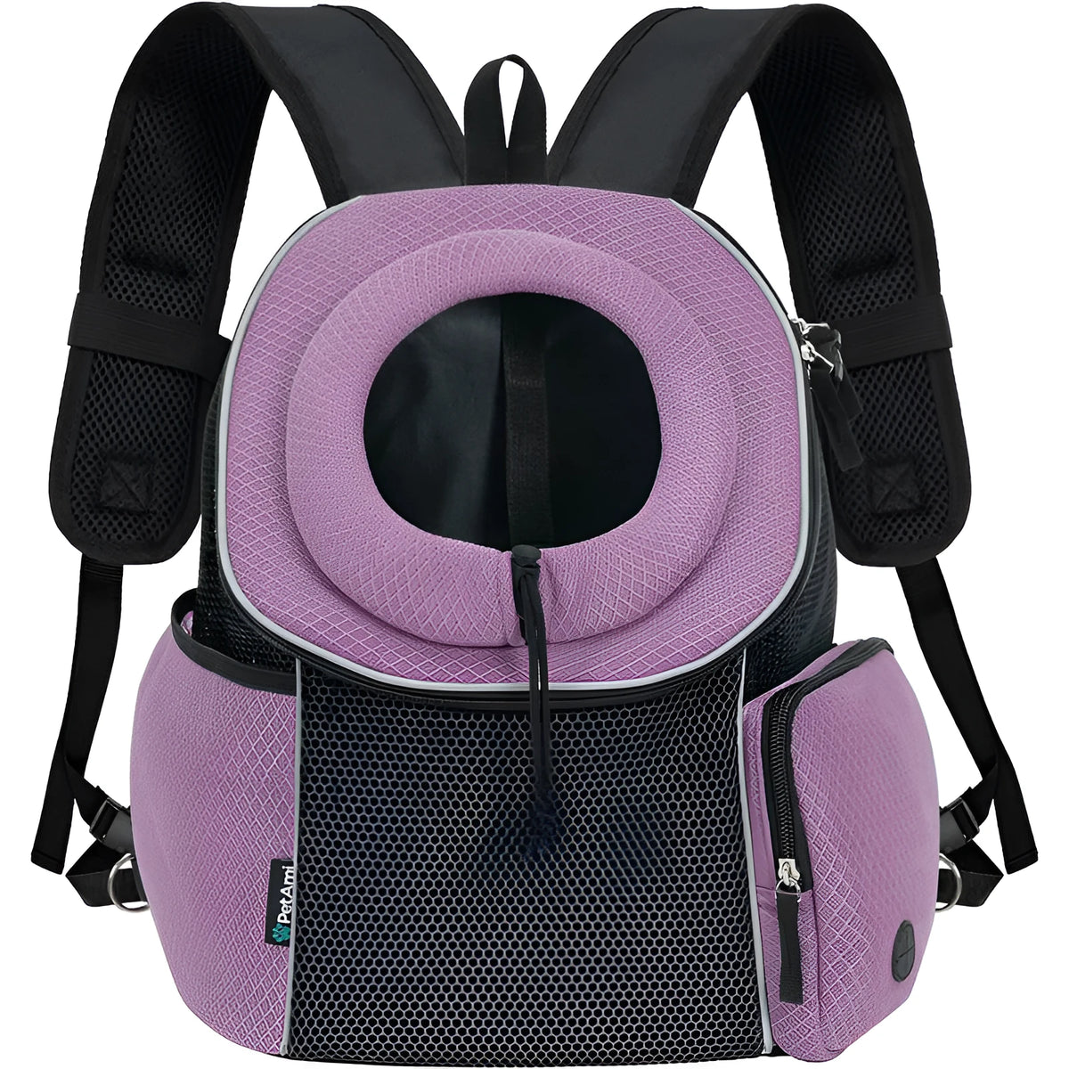 Pet dog carrier backpack in breathable fabric, 41.9cm, for small dogs, available in multiple colours