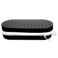 Silicone glasses case with long hand design in various colours showing 200x80x50mm dimensions
