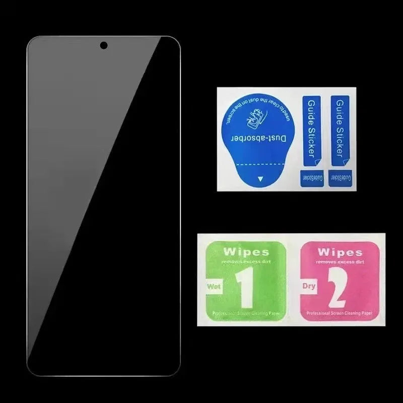 Anti-spy privacy screen protector for Poco and Redmi mobile phones in minimalist design