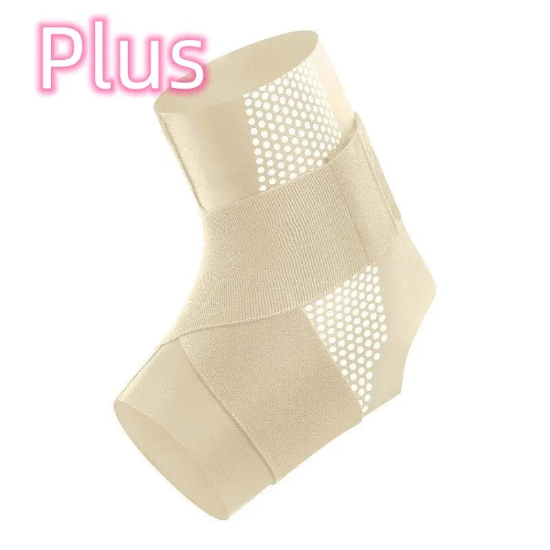 Adult ankle support brace in Lycra fabric with anti-kick design for sports protection