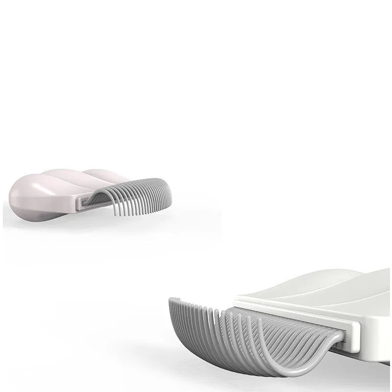 Blue Paw Soft deshedding brush and dematting tool for cats and dogs on a white background.
