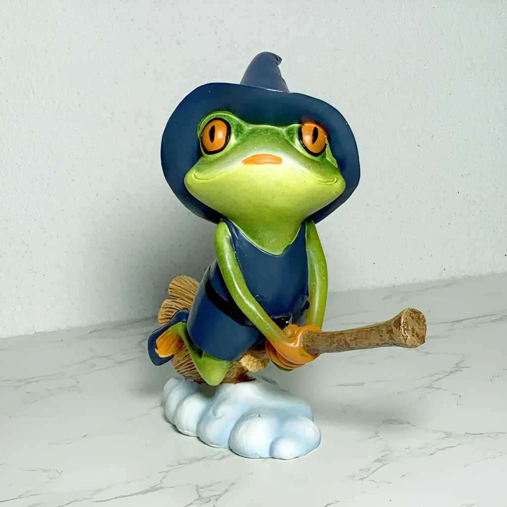 Magic yoga frog home ornament with European style design in RDW123 colour