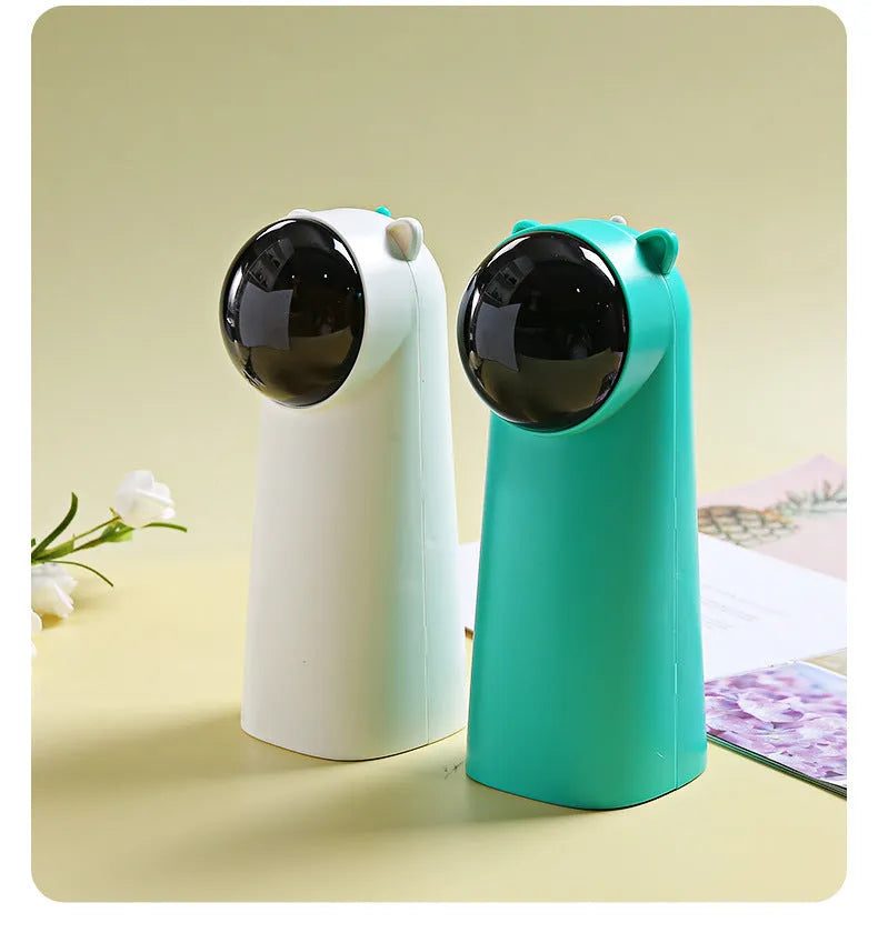 Automatic laser cat pole toy LED red laser with scheduled boot option in green and white colour