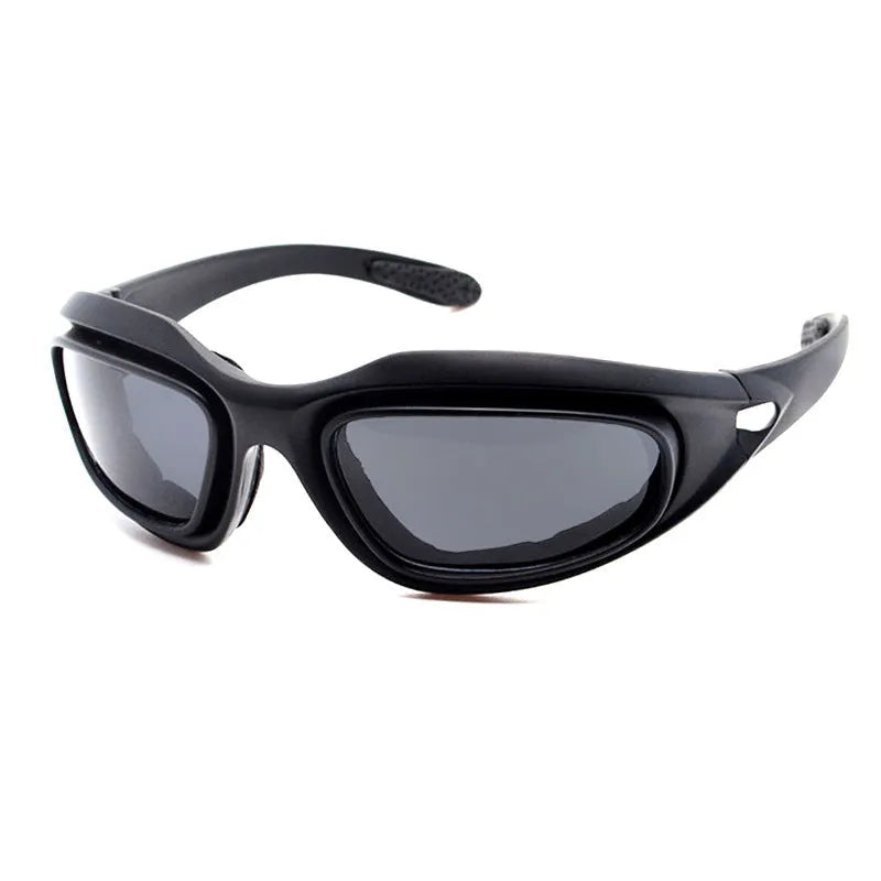 Tactical sunglasses with polarised lenses for outdoor cycling and sports activities