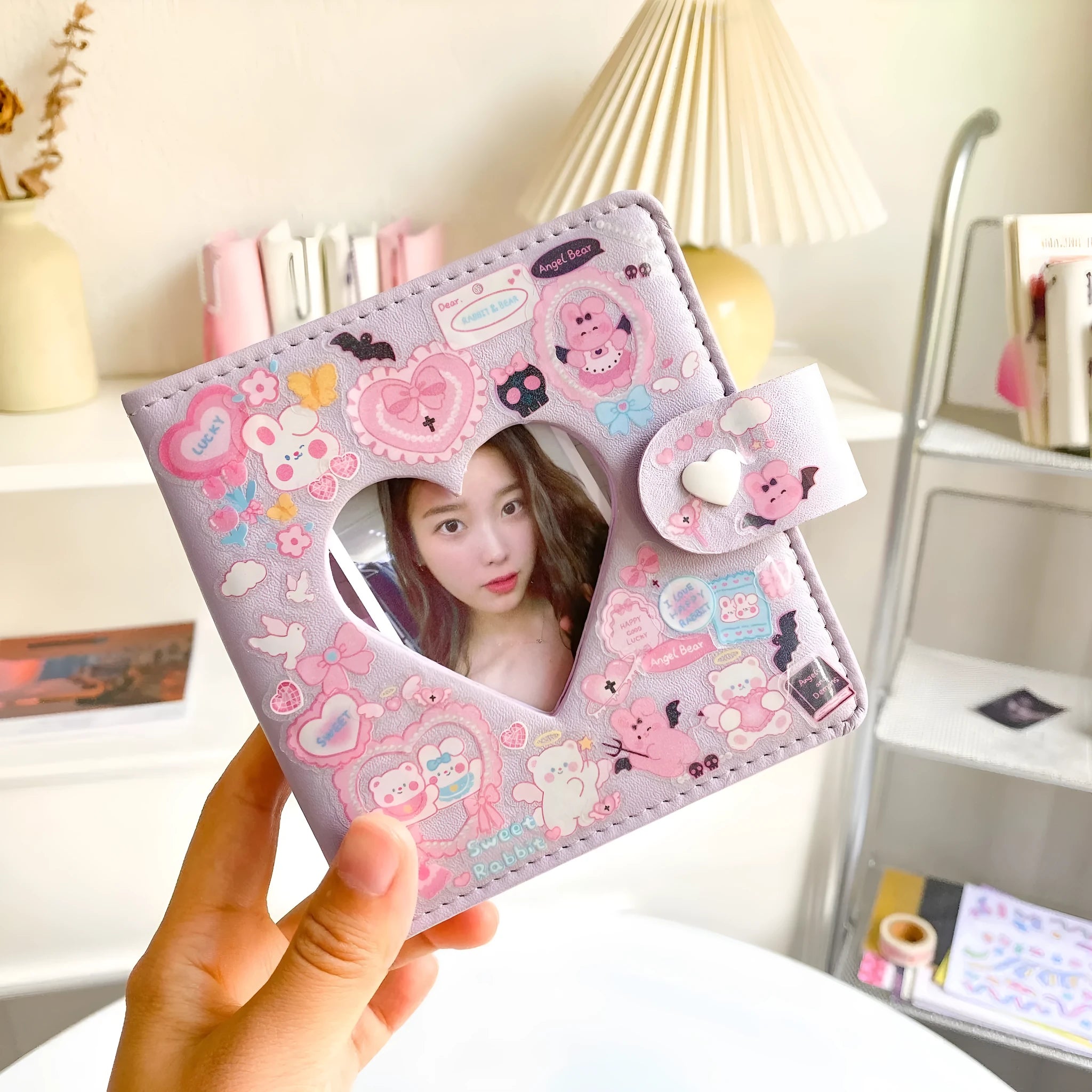 A sheet of colourful cartoon-style PVC waterproof stickers for decorating agendas and notebooks.