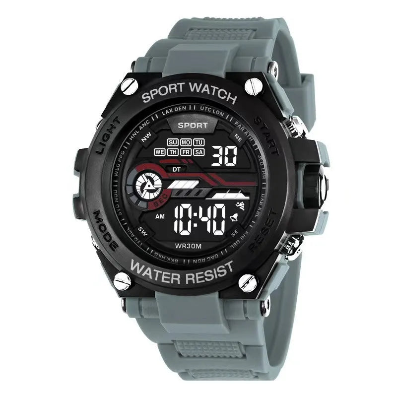 Fashion electronic digital watch for teenagers in one of ten colour options.