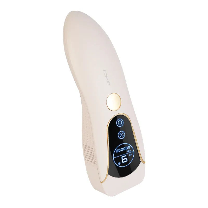 Freezing point hair removal device in sundial white, green or pink colour for body, face and leg hair removal