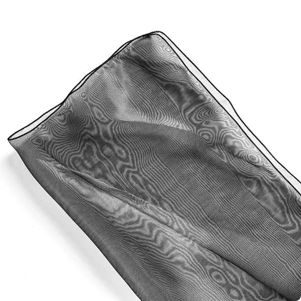 Silk fabric flower bouquet wrapping bag with arabesque pattern in five colour options