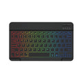 10-inch colourful backlit Bluetooth wireless keyboard for tablets in various colour options