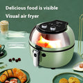 8-litre air fryer oven with visible cooking window and mechanical button controls
