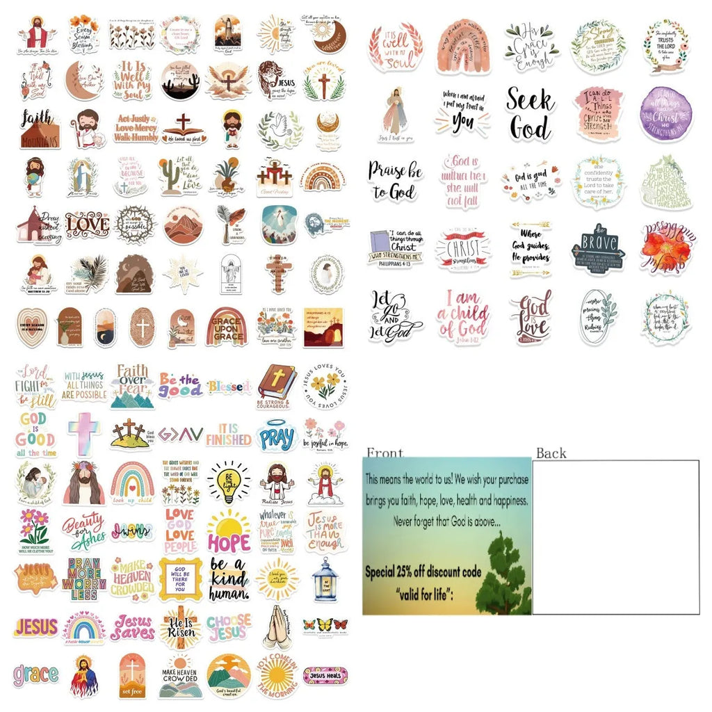 Pack of 50 assorted graffiti design stickers for personalised decoration on various surfaces.