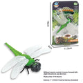 Vibration walking pet toy with cockroach, tarantula, mouse, and dragonfly designs on 11x5cm plastic base