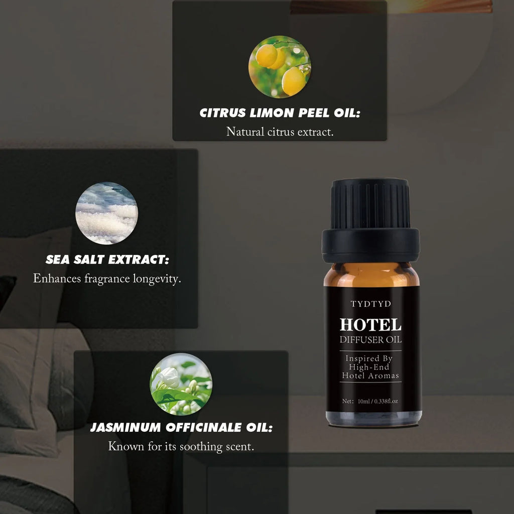 10ml glass bottle of natural plant fragrance essential oil for aromatherapy