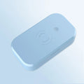 Ultraviolet disinfection box for nail tools with wireless phone charging in white, blue, green, or pink colours