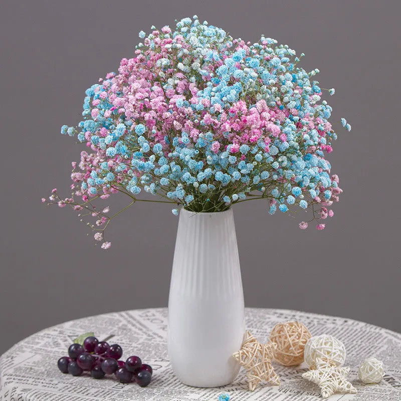 Starry Sky dried flowers bouquet in simple style for light luxury living room decor, colour as shown
