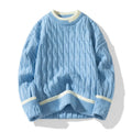 Men's loose modal acrylic pullover sweater in multiple colour options for autumn and winter wear