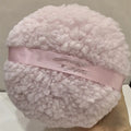Oversized plush powder puff measuring 150x75mm in pink, skin colour or white