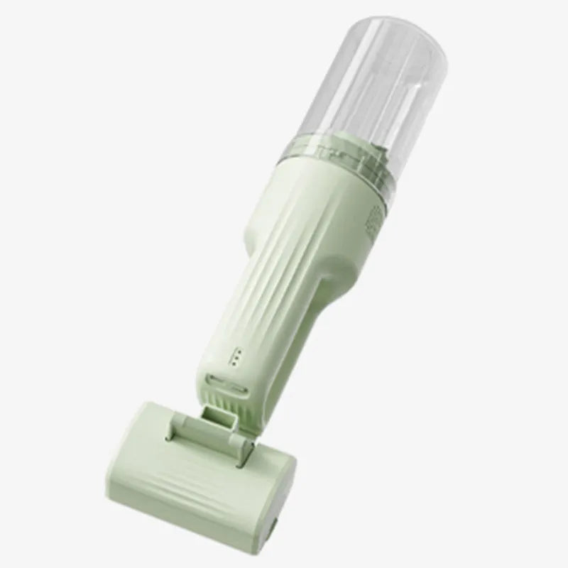 Multifunctional pet beauty cleaner 70W with PVC construction and six grooming attachments in bean green