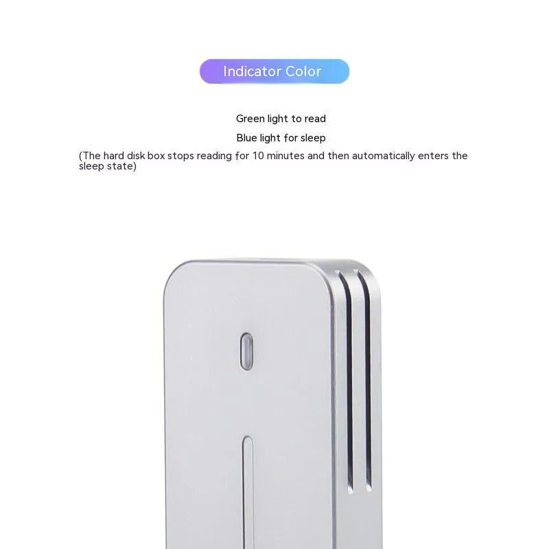 F Dual Protocol 10Gbps aluminum alloy CNC SSD enclosure for NVMe NGFF M.2 drives