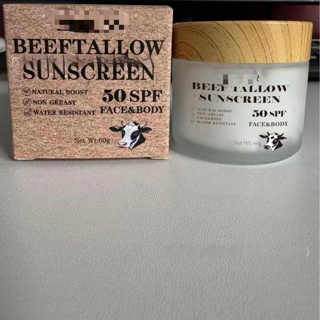 60g tub of beef tallow protective cream for waterproof, non-greasy skin barrier