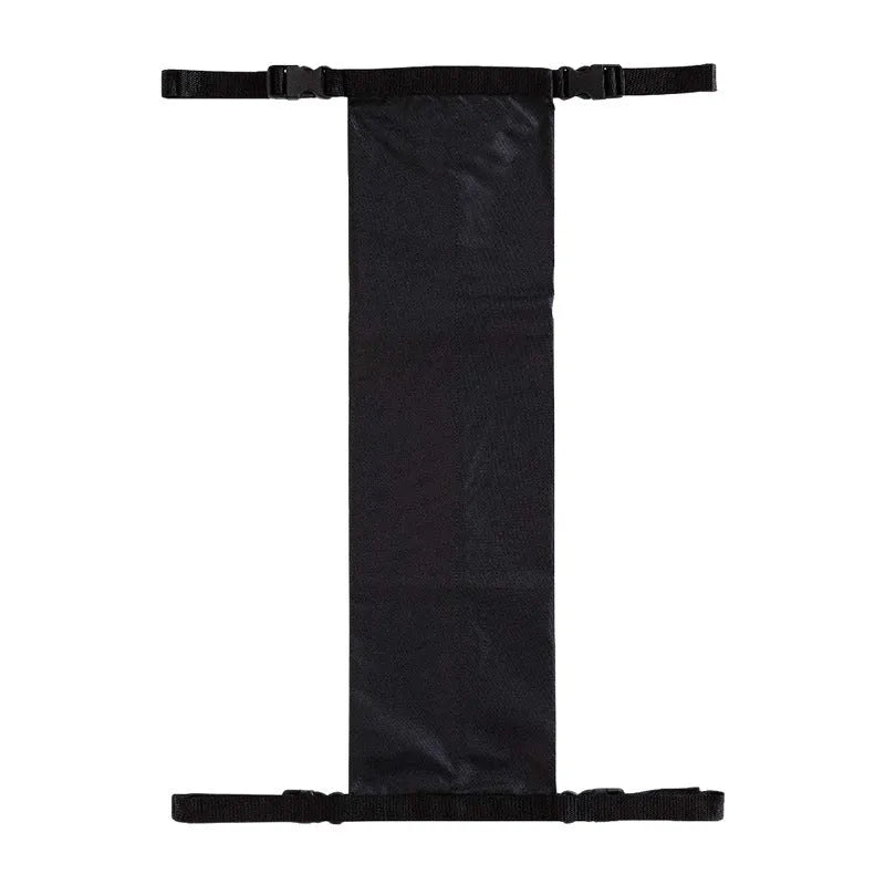 Black cylindrical wheelchair oxygen cylinder pannier bag with 600D Oxford cloth construction