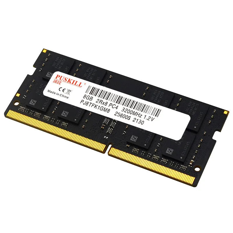 DDR4 notebook memory module with 260-pin connector for laptop RAM upgrades