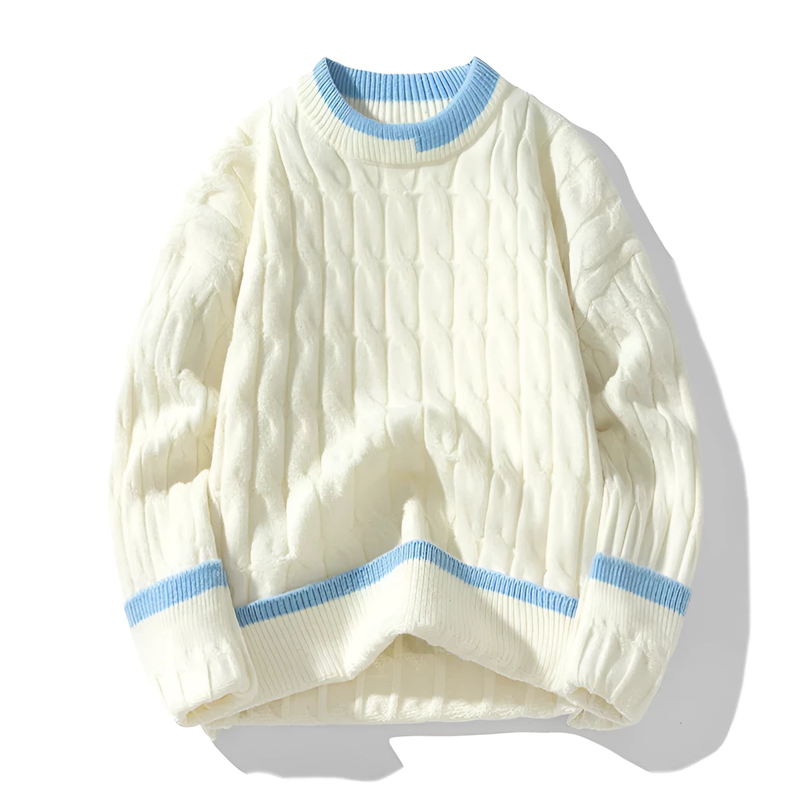 Men's loose modal acrylic pullover sweater in multiple colour options for autumn and winter wear