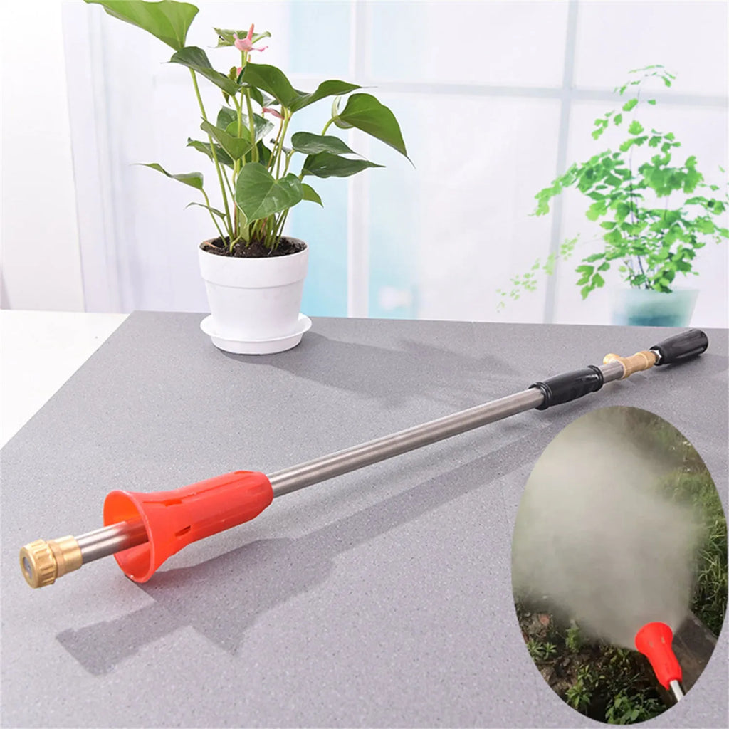 Submachine gun style adjustable high-pressure spray gun for agricultural pesticide spraying