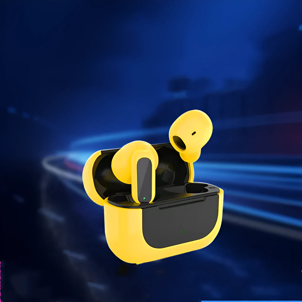Jerry Cartoon wireless Bluetooth headphones for children in black, white, or yellow colours with earplug design